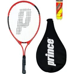 Prince Power Warrior 25" Junior Tennis Racket Inc Cover And 3 Tennis Balls