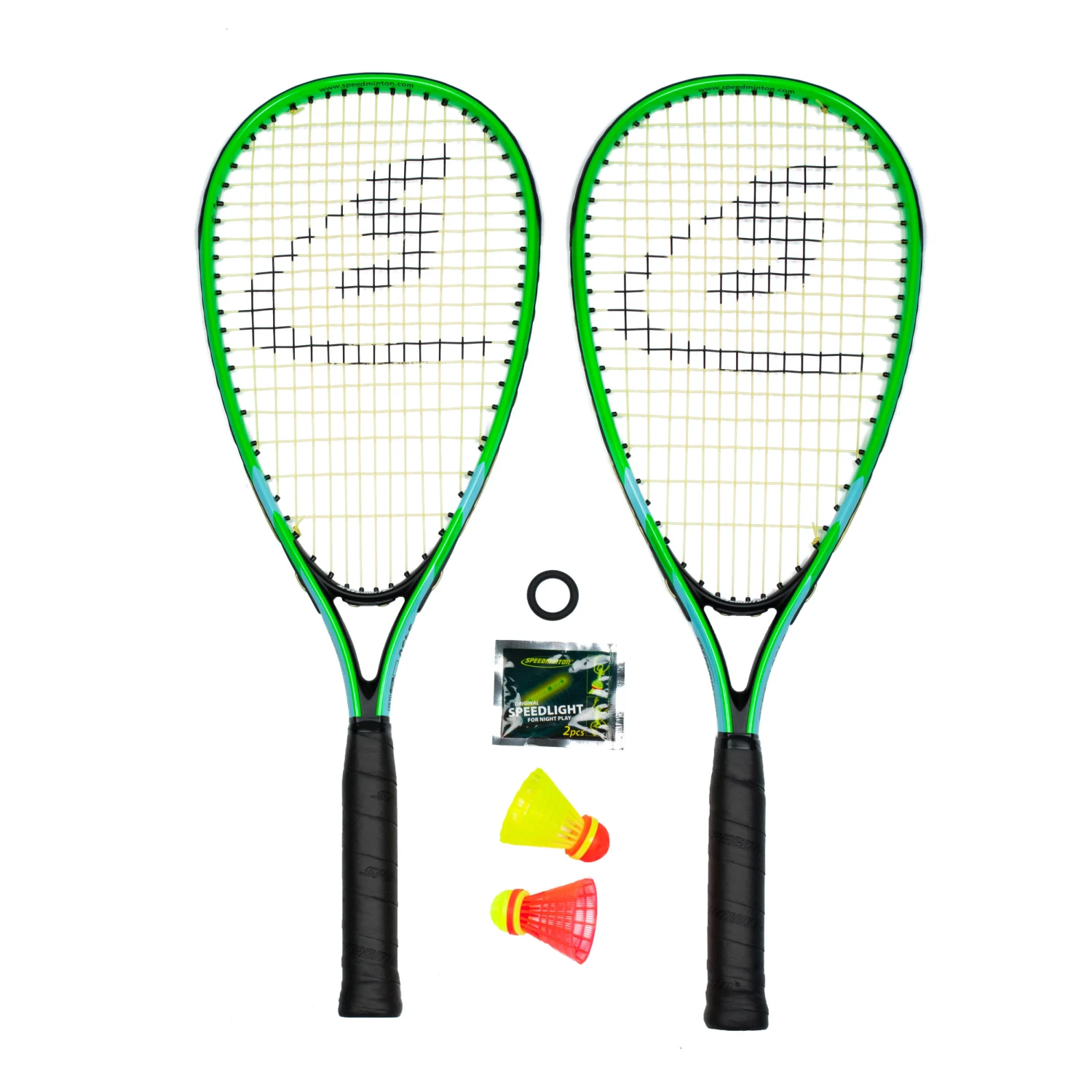 Set Or 2 Rackets And Shuttlecocks Speedminton Mesh Start Set