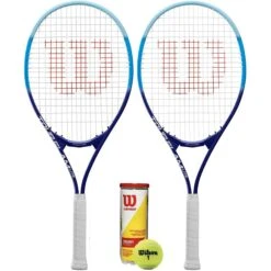 Wilson Tour Slam Lite 2 Player Tennis Set Inc 3 Tennis Balls
