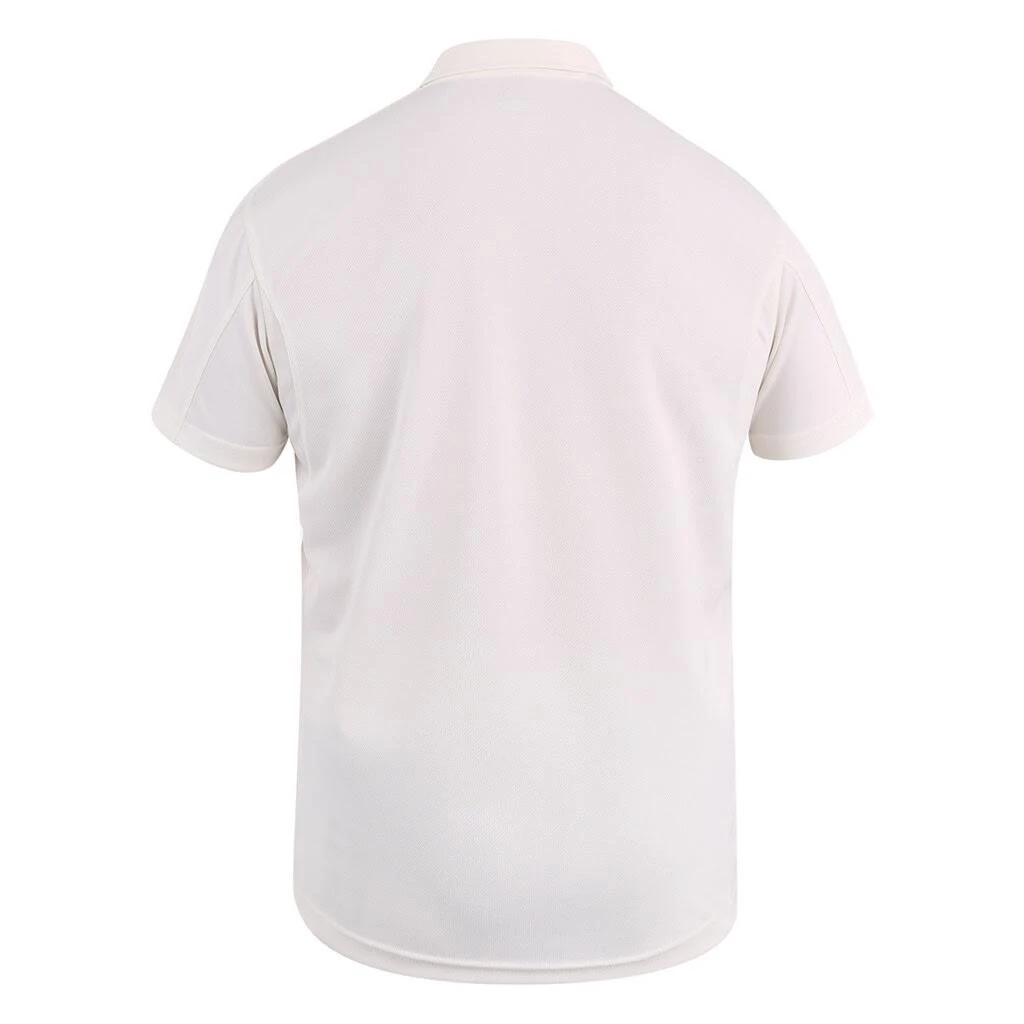 Canterbury Childrens/Kids Short Sleeve Cricket Shirt (Cream) - Image 2