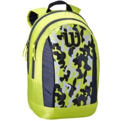 Wilson Camo Lime/Grey Padel Tennis Backpack