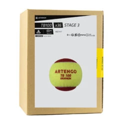 Artengo Tennis Ball TB100*36 - Red