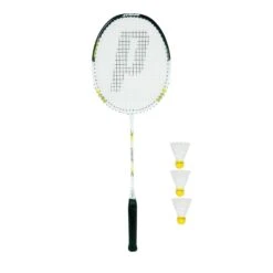 Prince Attack Badminton Racket & 3 Shuttlecocks