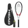 HEAD Ti S2 Tennis Racket Inc Protective Cover & 3 Tennis Balls