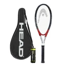 HEAD Ti S2 Tennis Racket Inc Protective Cover & 3 Tennis Balls