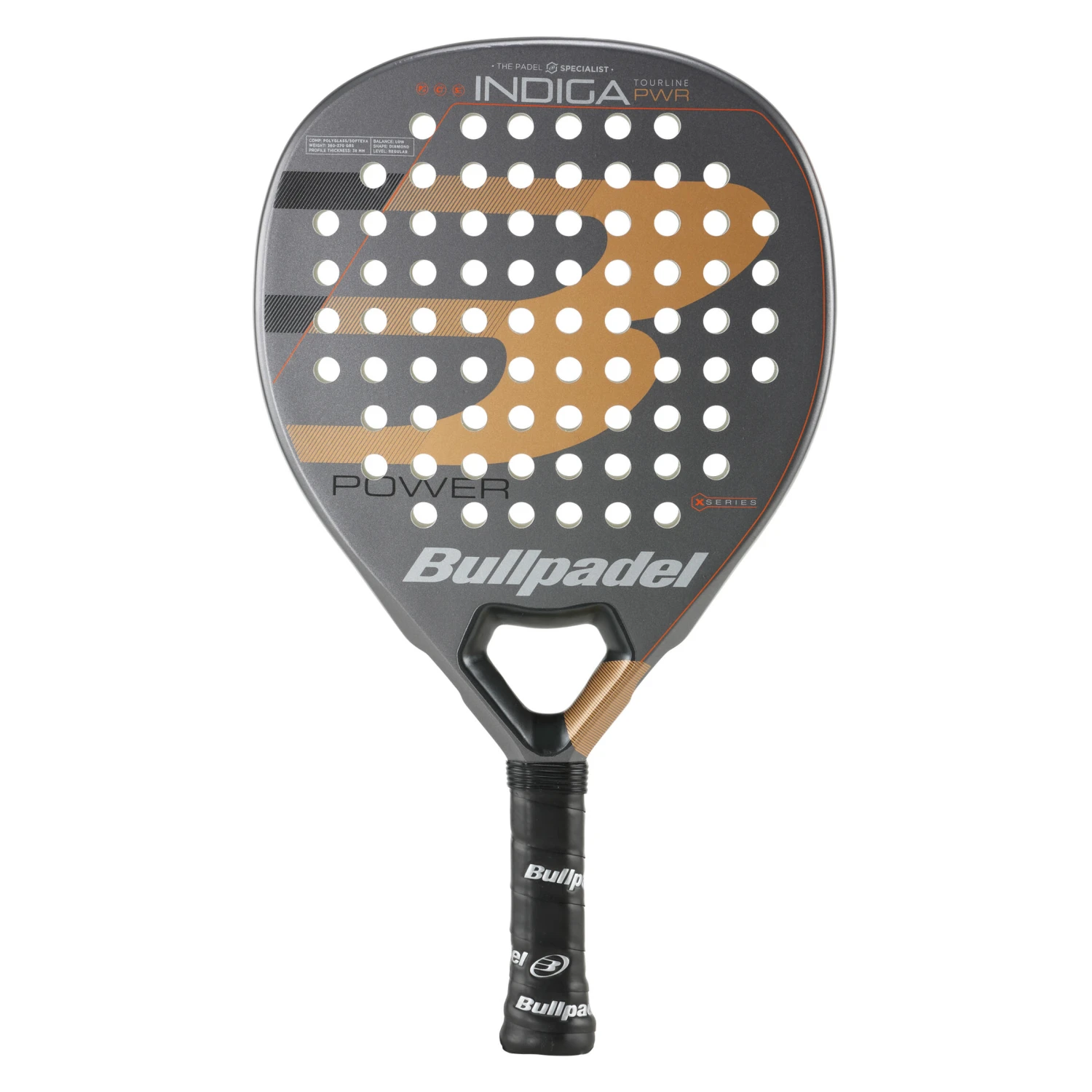 Adult Padel Racket Bullpadel Indiga 23