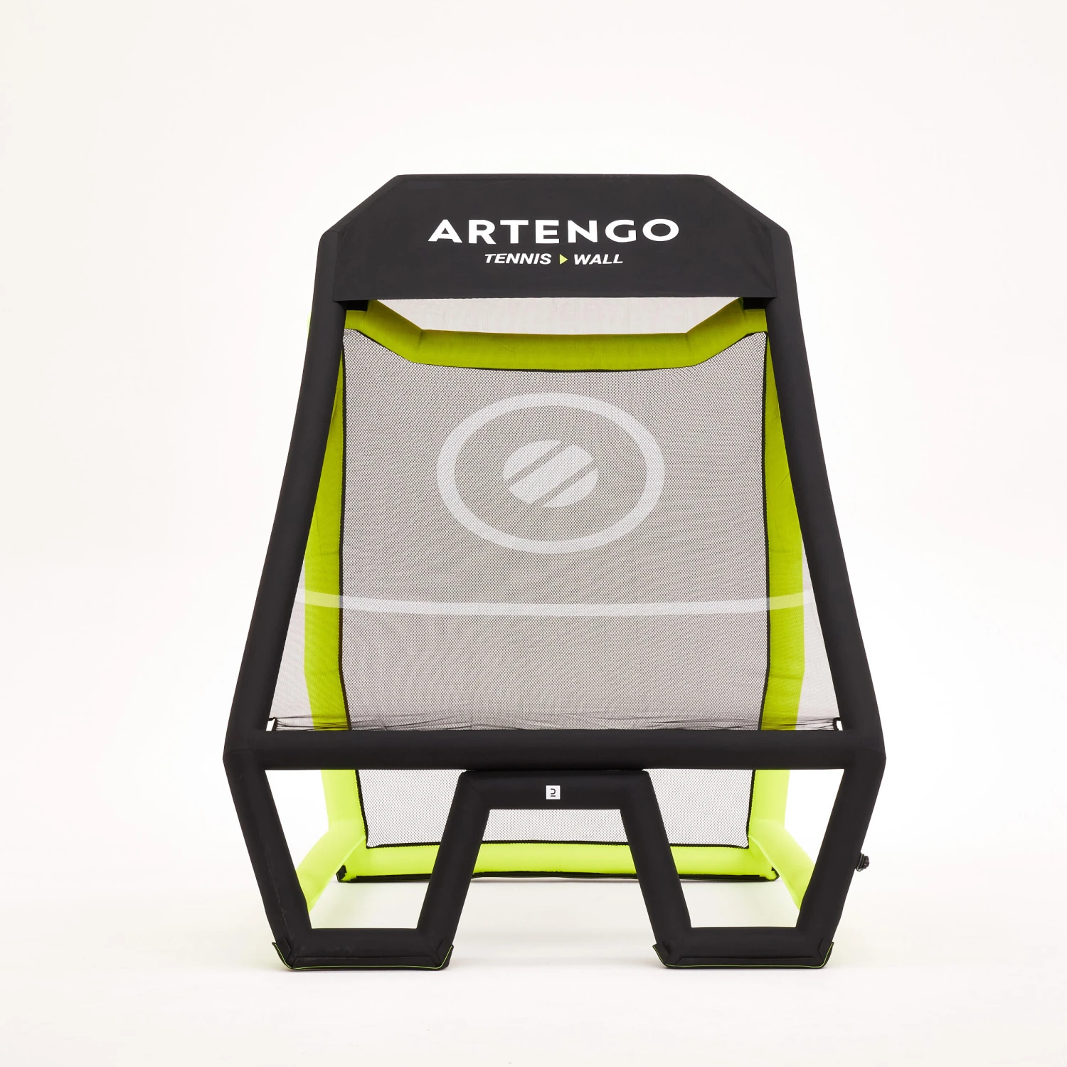 Artengo Compact Two-Sided Tennis Training Wall - Black/Yellow - Image 3