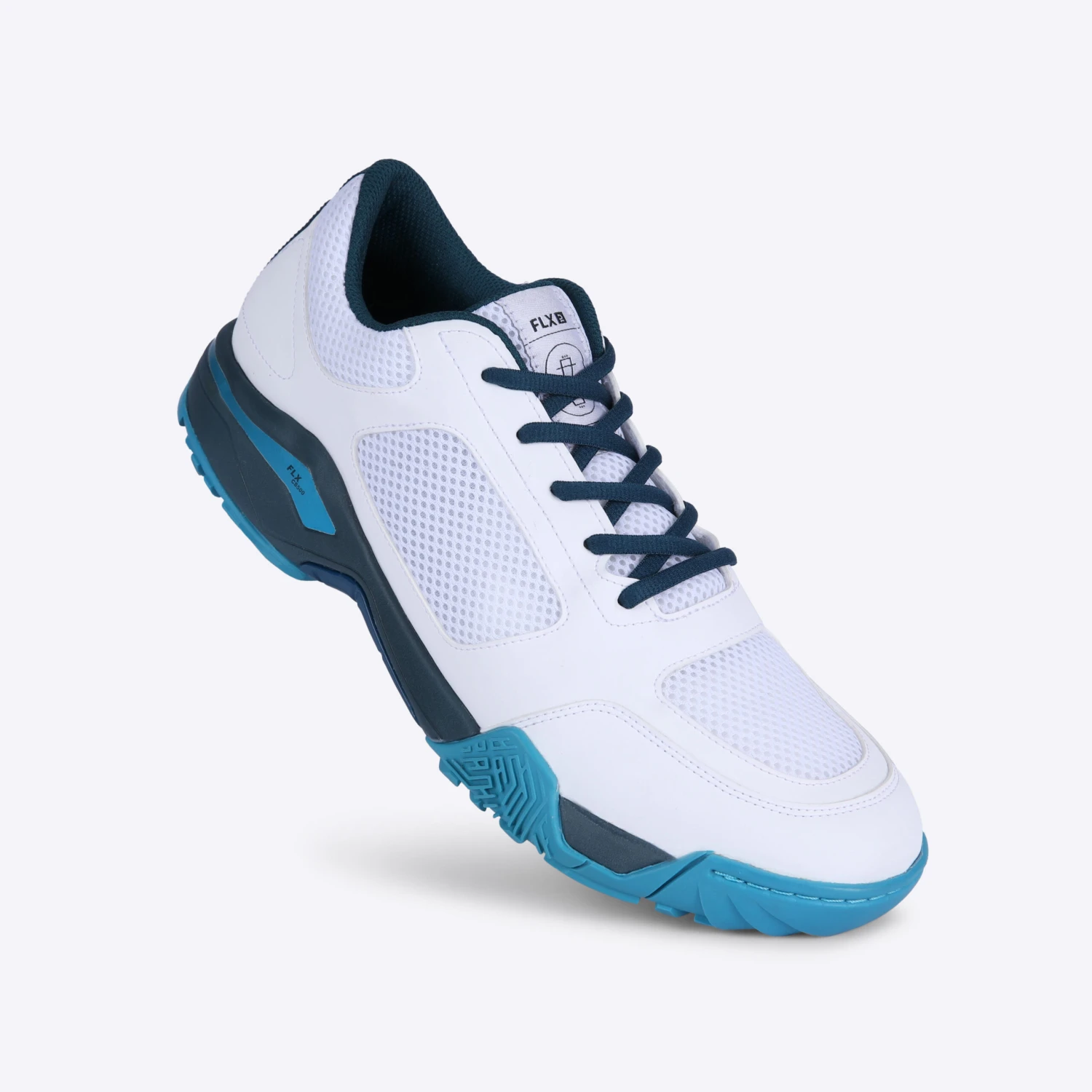 KIDS CRICKET SHOE CS 500 WHITE TURQ - Image 3