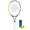 Dunlop SX Junior 25" Tennis Racket + Cover & 3 Balls
