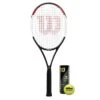 Wilson Pro Staff Precision 100 Tennis Racket & 3 US Open Tennis Balls