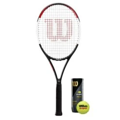 Wilson Pro Staff Precision 100 Tennis Racket & 3 US Open Tennis Balls