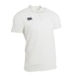 Canterbury Mens Short Sleeve Cricket Shirt (Cream)