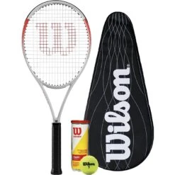 Wilson Pro Staff Precision Team 103 Tennis Racket + BLX Cover & Balls