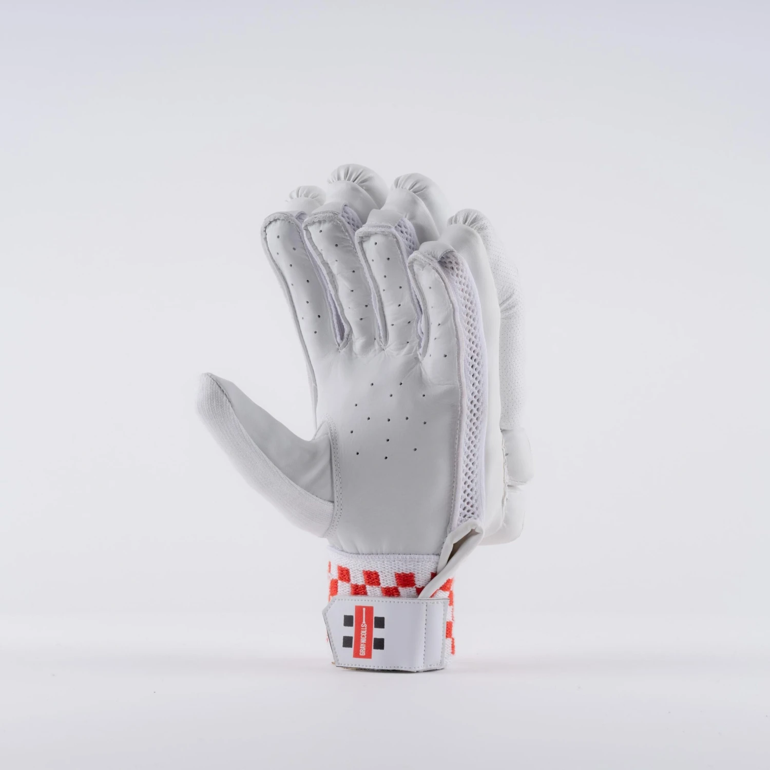 GN100 Batting Gloves, White / Red, LH