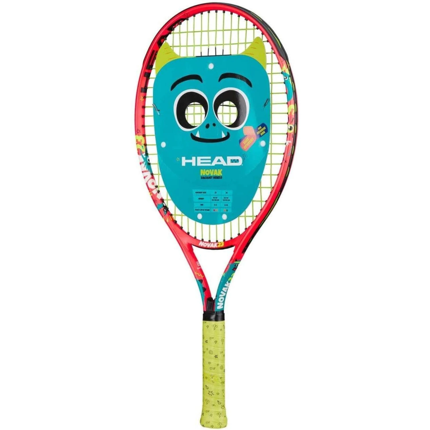 HEAD Novak 19" Junior Tennis Racket - Image 2