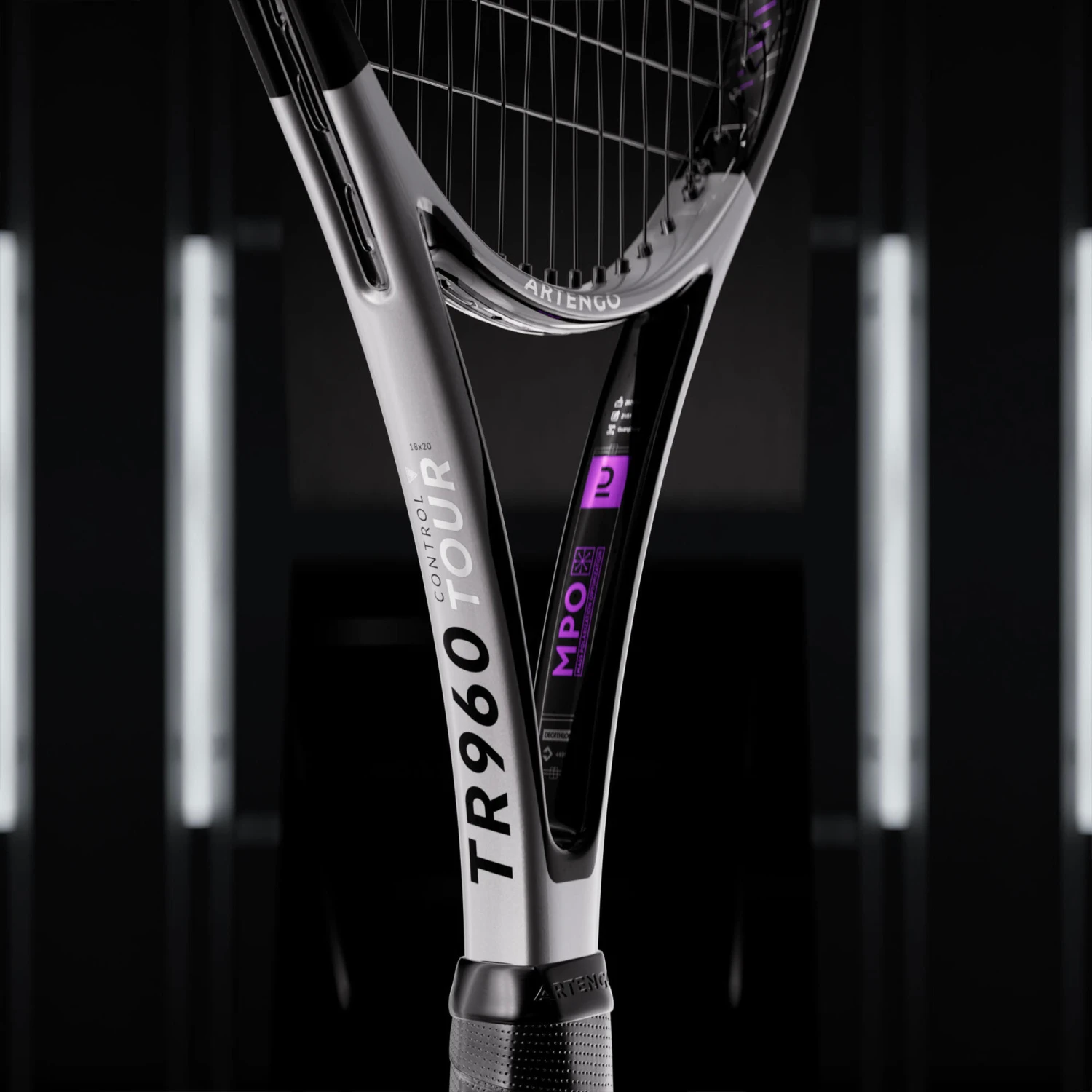 Artengo Adult Tennis Racket Control Tour TR960 16x19 Unstrung - Image 10