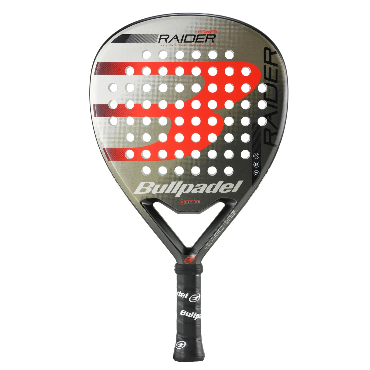 BULLPADEL Adult Padel Racket Raider Power 23